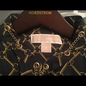 Beautiful!! Michael Kors Blouse with chain